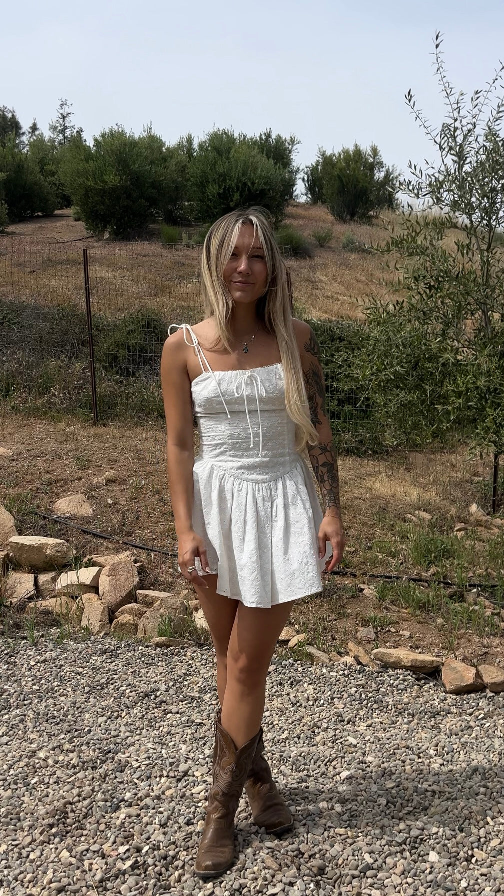 Courtney Fit & Flare Mini Dress