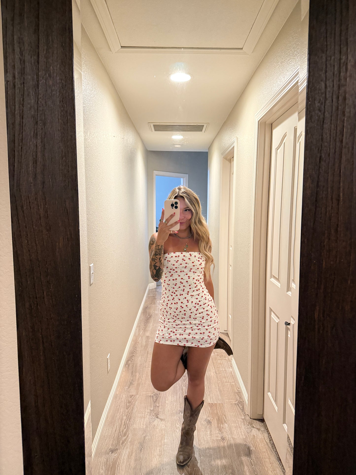 Sweet Cherry Mini Dress