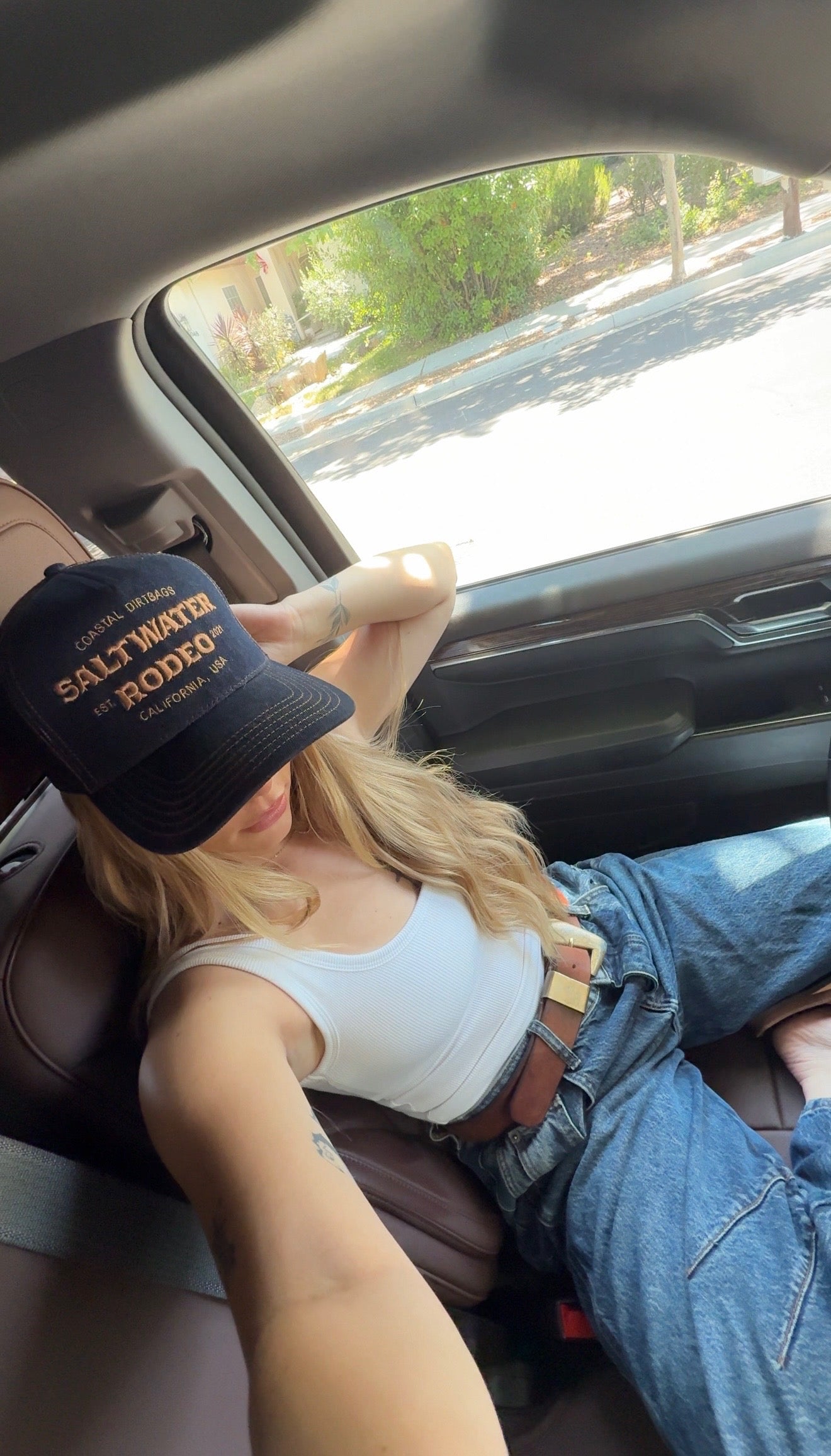 BACKROADS Adult Trucker — Denim