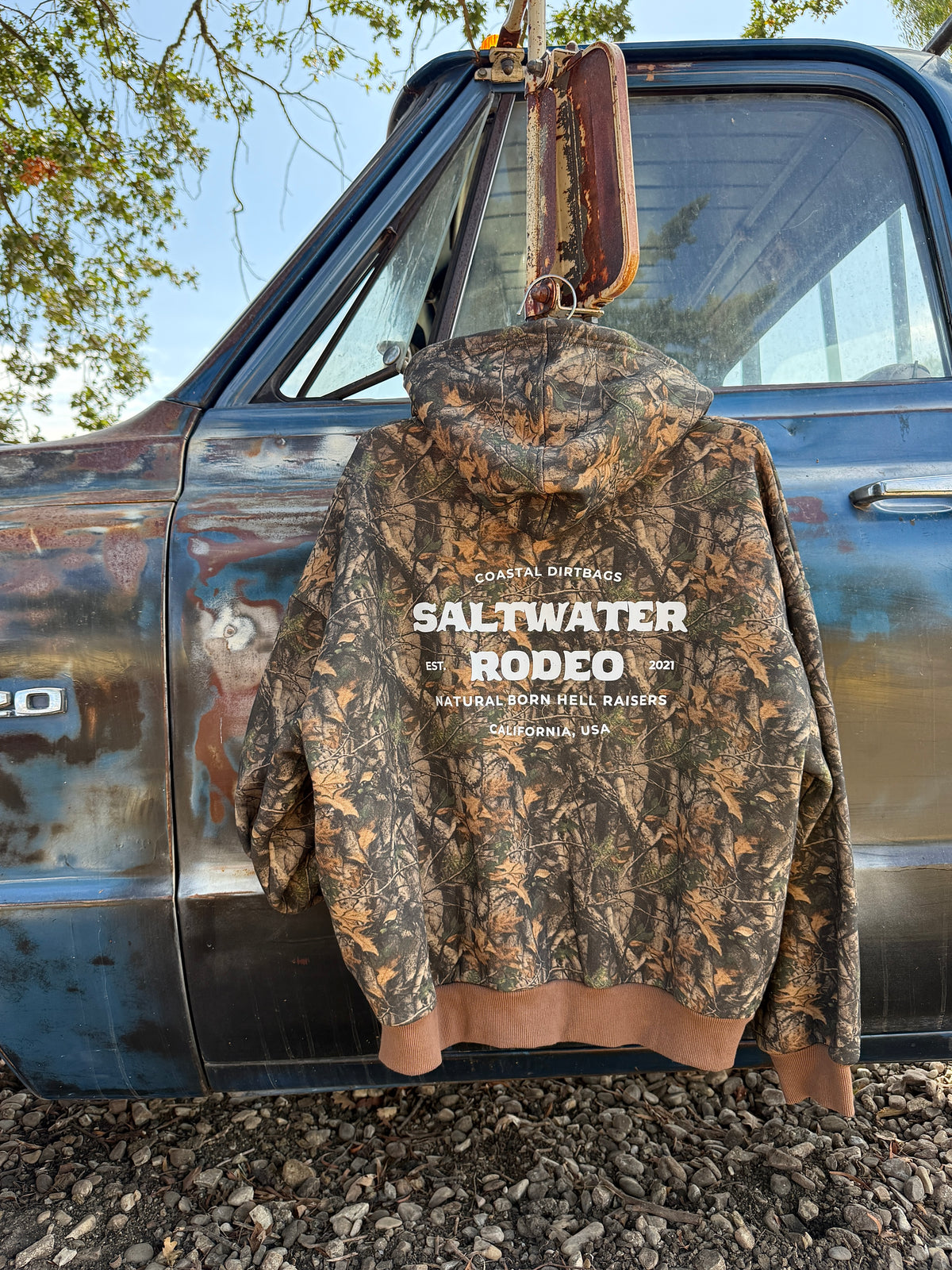 WOODLAND CAMO ZIP UP - BACKROADS EDITION