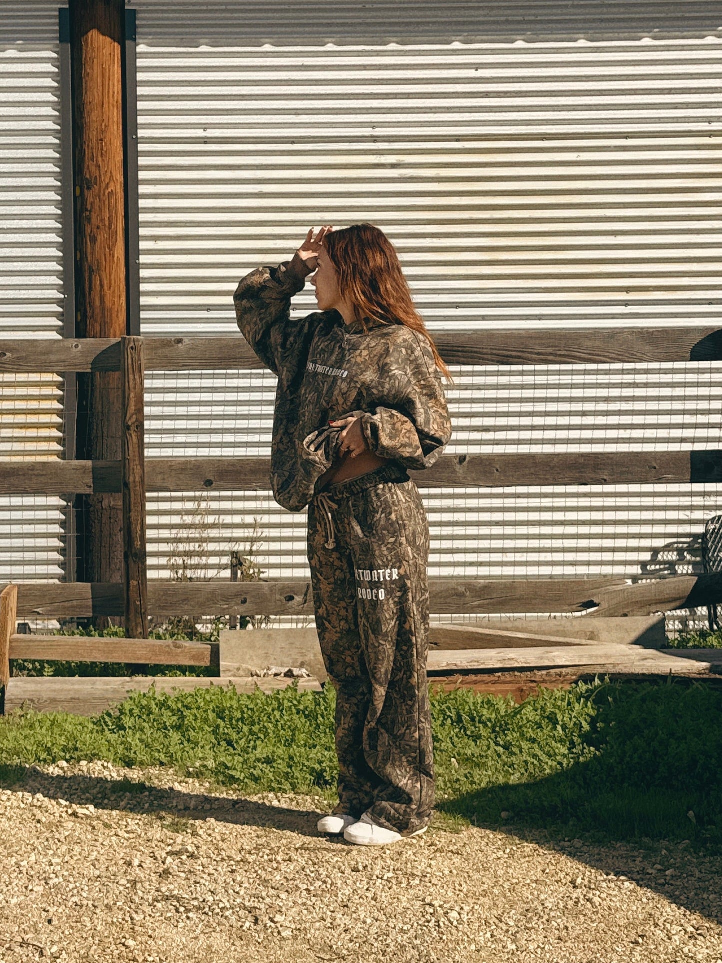WOODLAND CAMO SWEATS