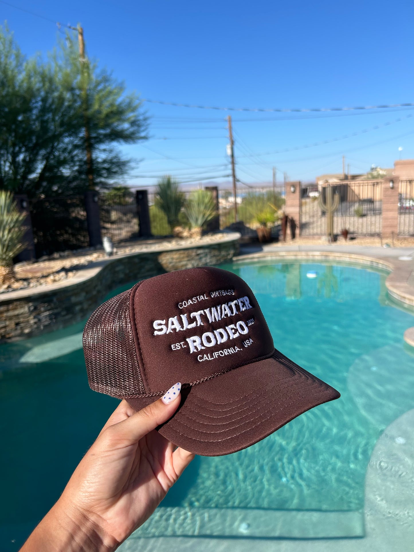 BACKROADS Adult Foam Trucker — Dark Brown