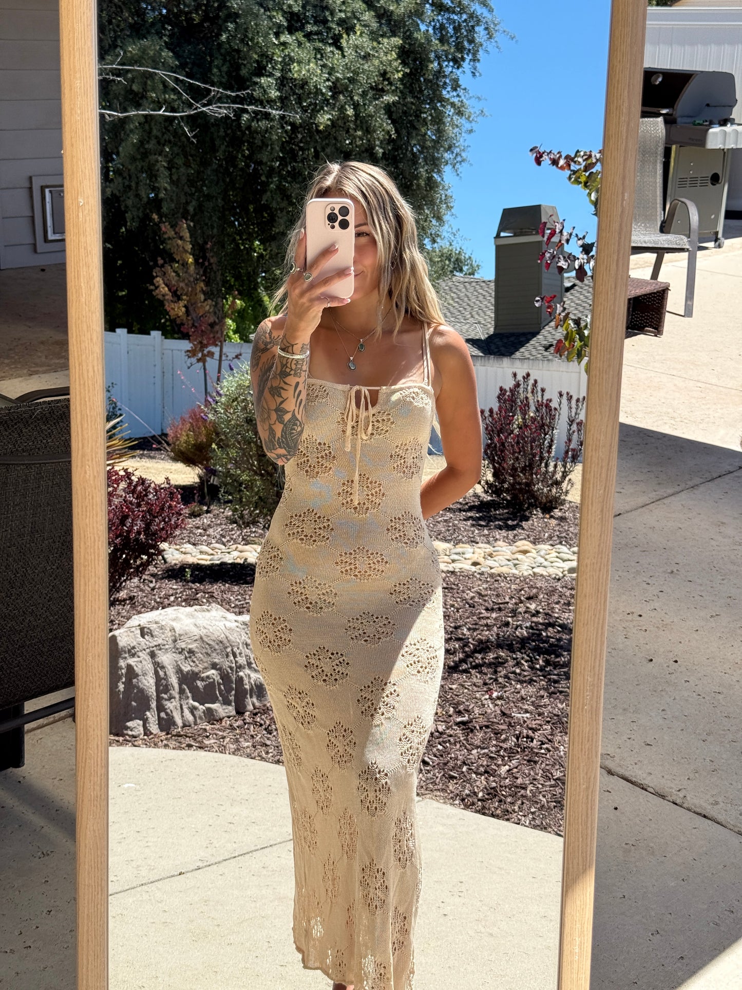 Summer Knit Maxi Dress