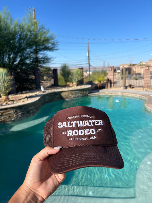 BACKROADS Adult Foam Trucker — Dark Brown