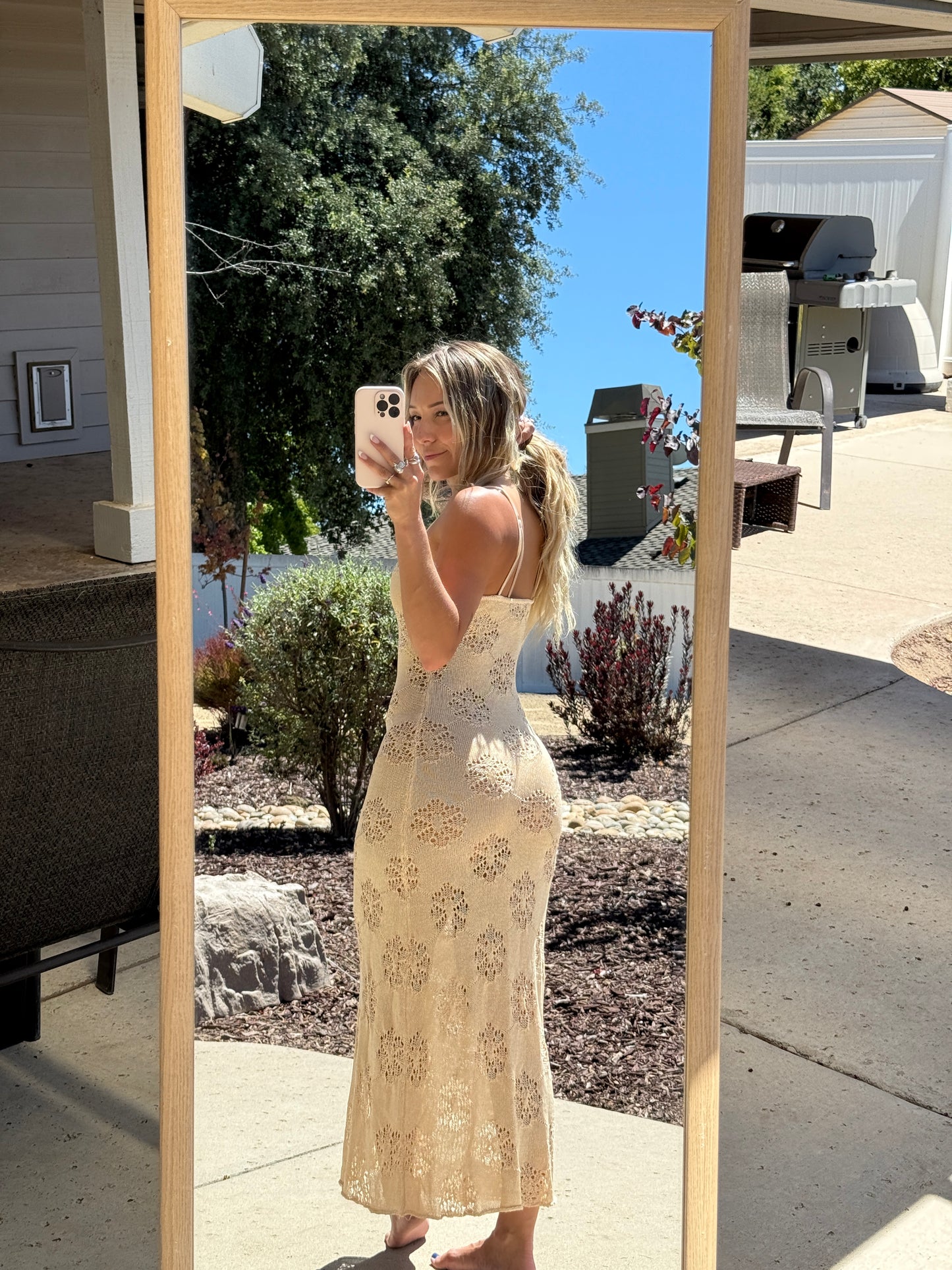 Summer Knit Maxi Dress