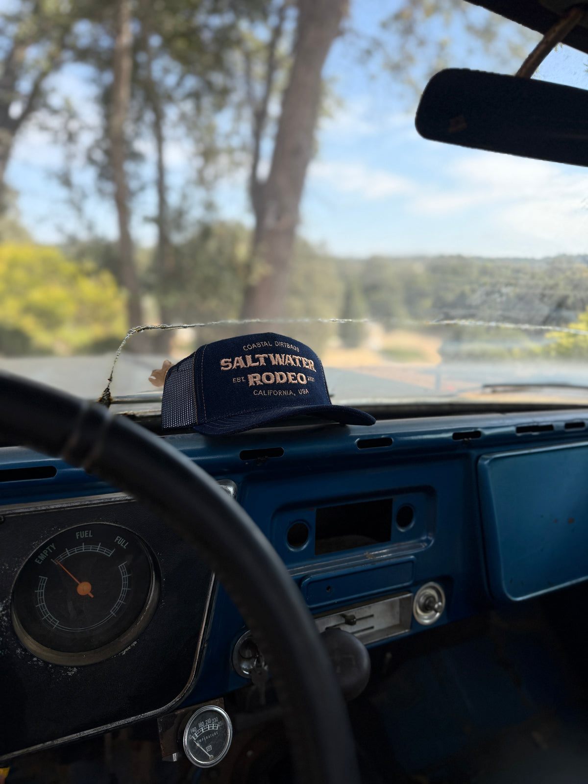 BACKROADS Adult Trucker — Denim