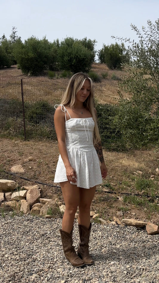 Courtney Fit & Flare Mini Dress