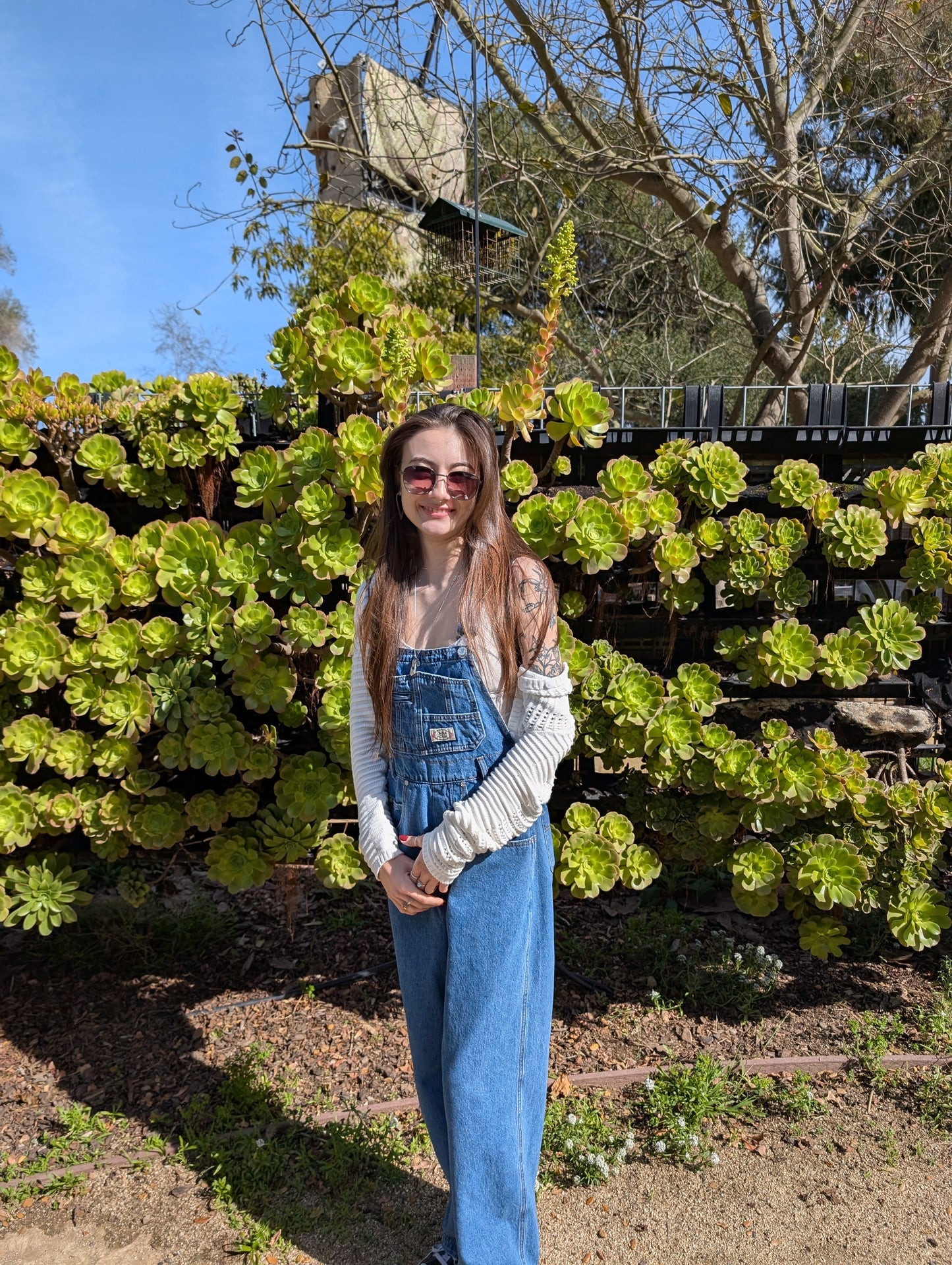 90s Retro Denim Overalls