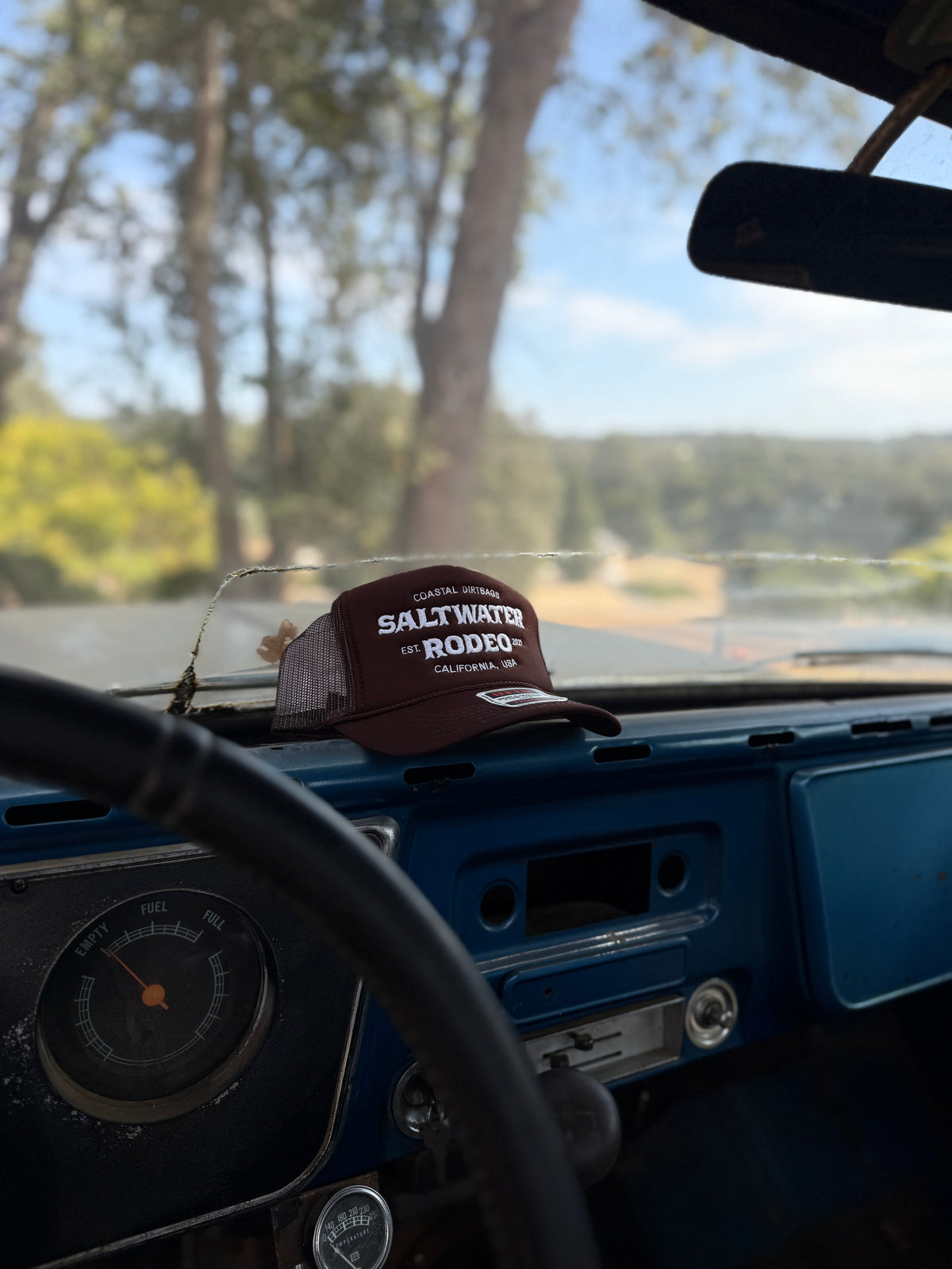 BACKROADS Adult Foam Trucker — Dark Brown