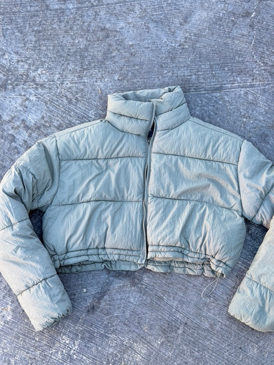 Olive Puffer Jacket