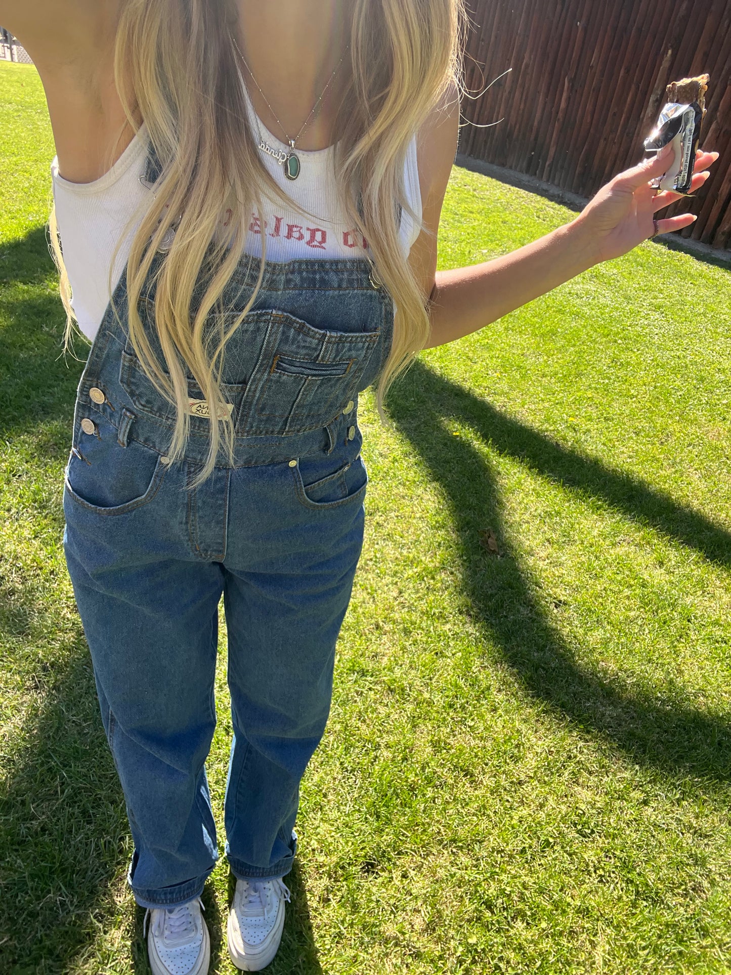 90s Retro Denim Overalls