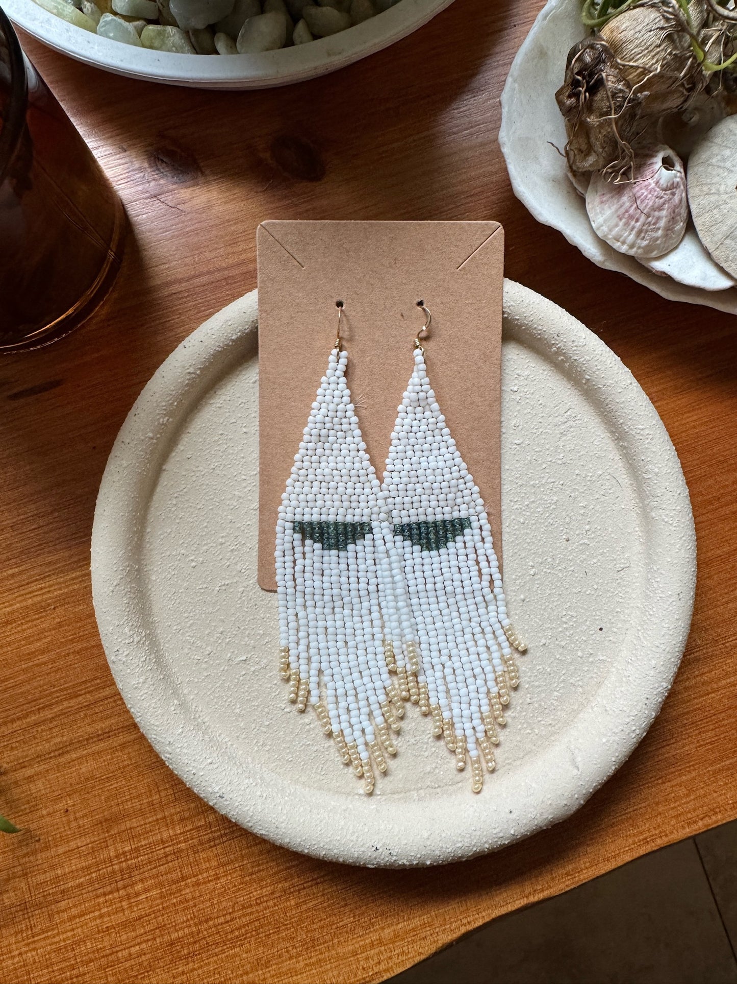 Salt Flat Beaded Earrings