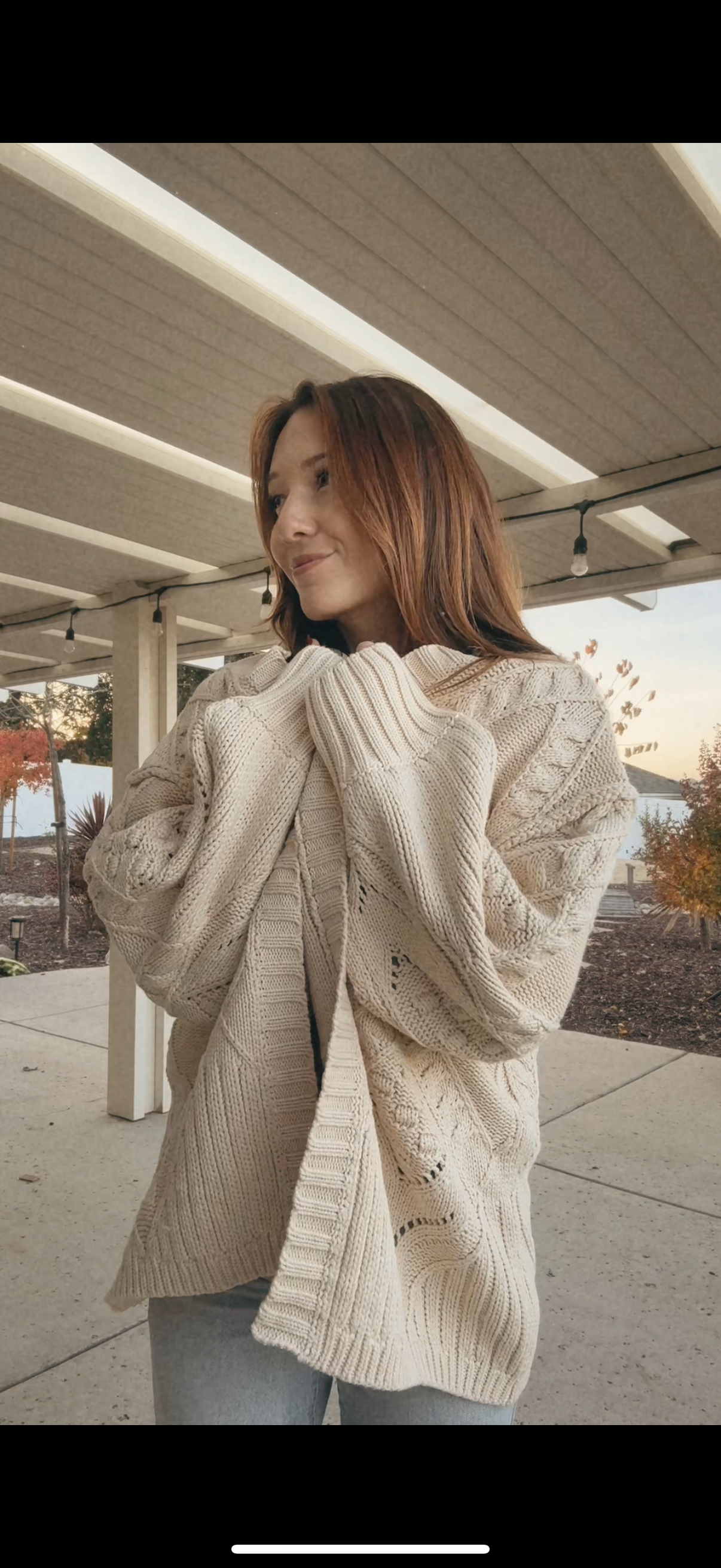 Shelly Cable Knit Cardigan
