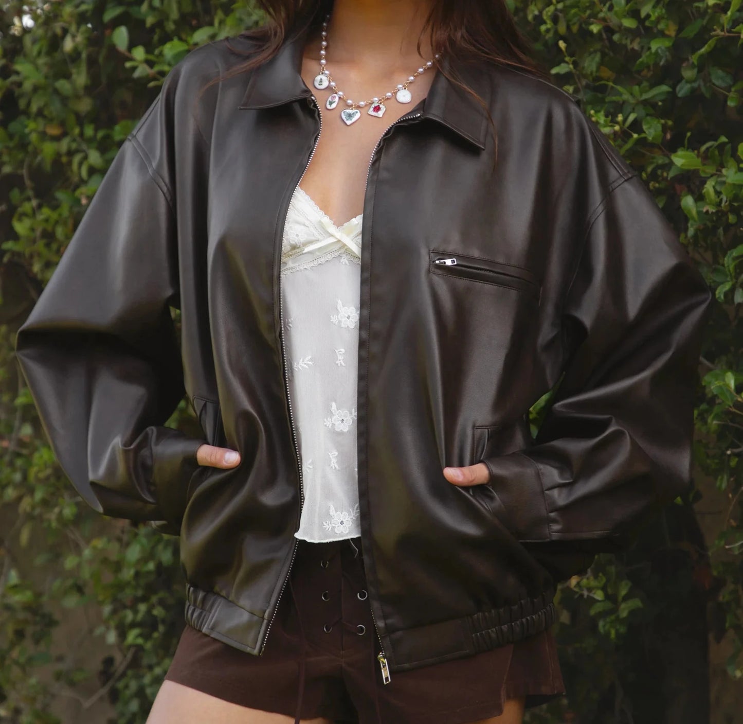 Cyndi Leather Jacket