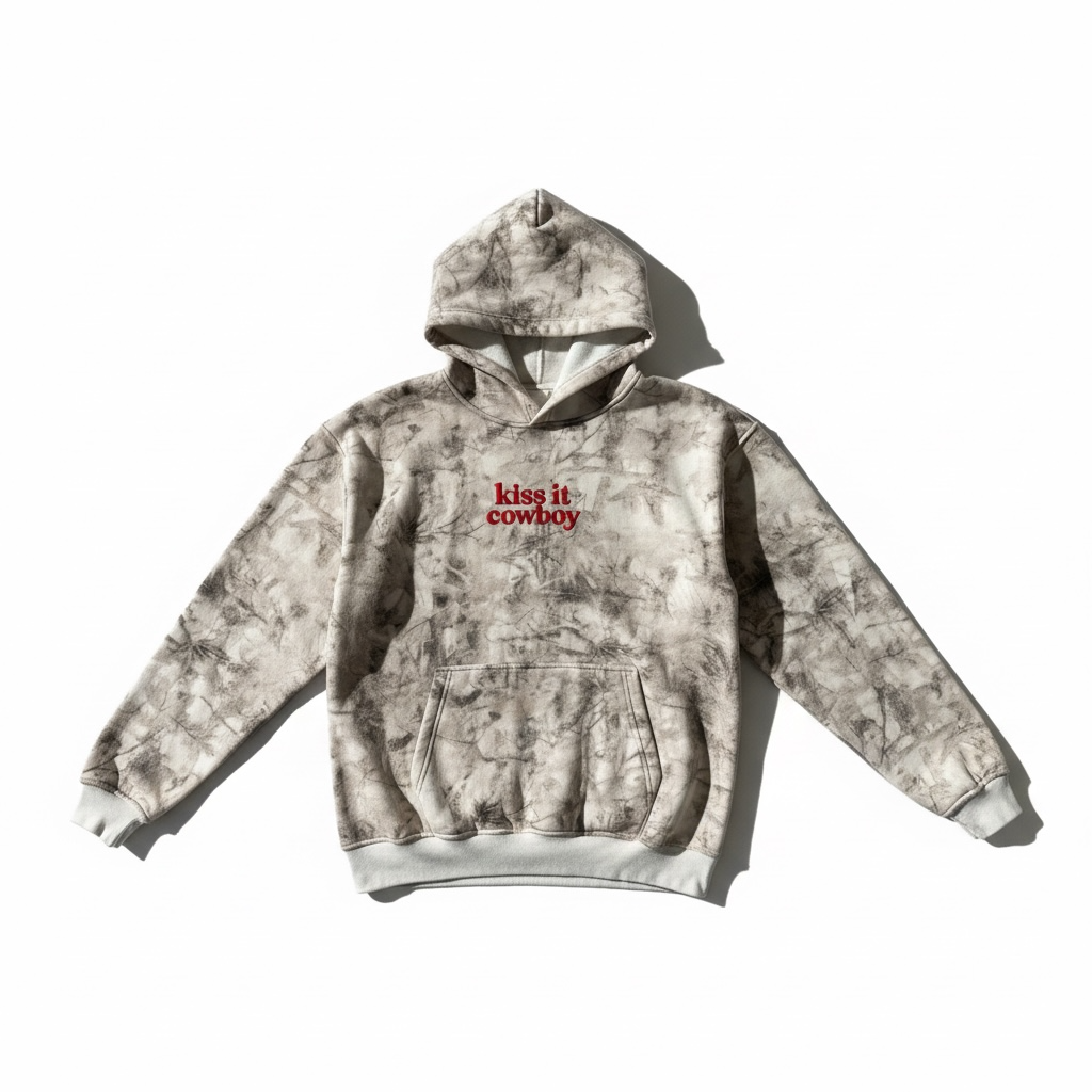 KISS IT COWBOY OVERSIZED HOODIE